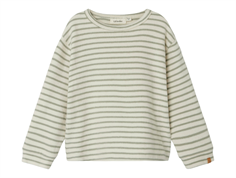 Lil Atelier birch seagrass striped blouse